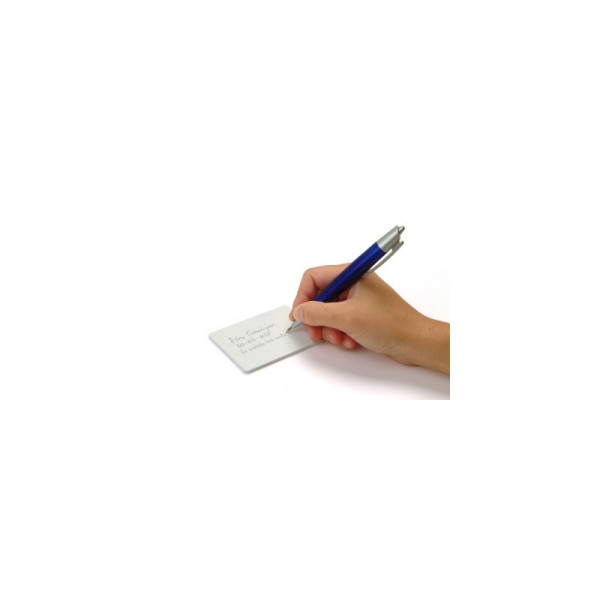 Carte PVC blanche PVC avec verso écriture (lot de 500) 104523117 CRESCENDO